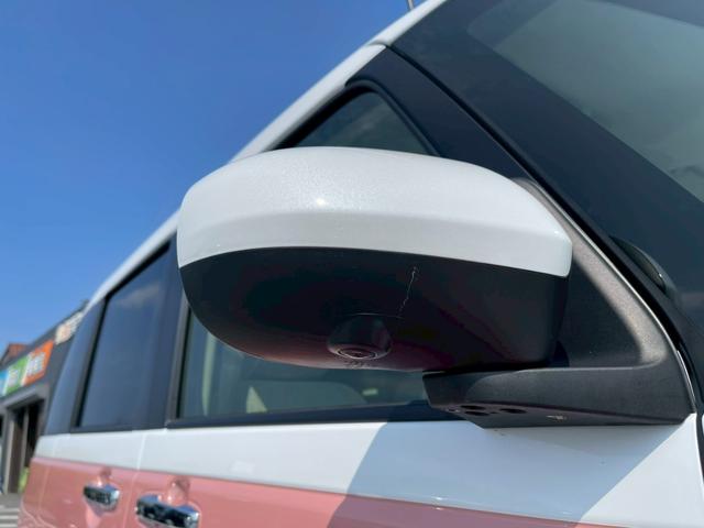 ムーヴキャンバス ストライプスＧ　スマートアシスト　禁煙車両　　電動パーキングブレーキ　ＬＥＤヘッドランプ　両側電動オートスライドドア　ホッとカップホルダー　シートヒーター　衝突軽減ブレーキ　スマートキー（41枚目）