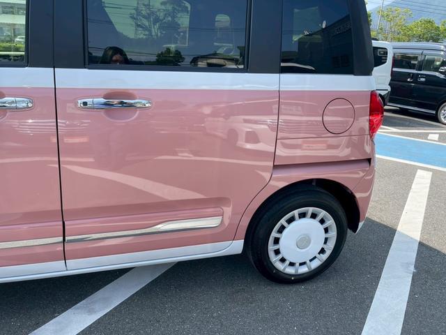 ムーヴキャンバス ストライプスＧ　スマートアシスト　禁煙車両　　電動パーキングブレーキ　ＬＥＤヘッドランプ　両側電動オートスライドドア　ホッとカップホルダー　シートヒーター　衝突軽減ブレーキ　スマートキー（43枚目）