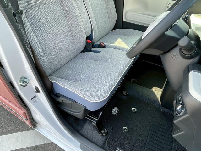ムーヴキャンバス ストライプスＧ　スマートアシスト　禁煙車両　　電動パーキングブレーキ　ＬＥＤヘッドランプ　両側電動オートスライドドア　ホッとカップホルダー　シートヒーター　衝突軽減ブレーキ　スマートキー（73枚目）