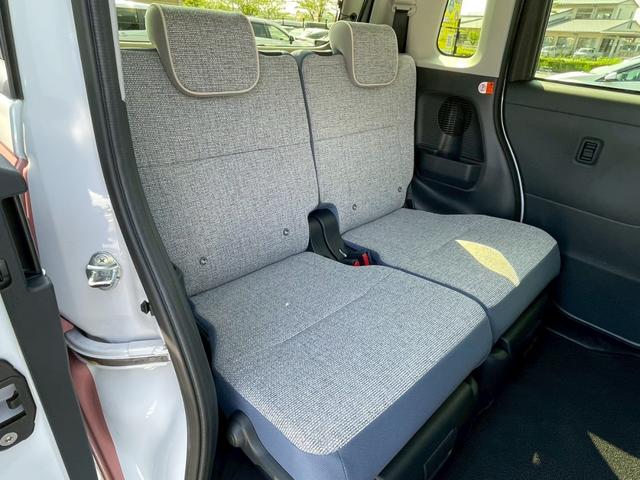 ムーヴキャンバス ストライプスＧ　スマートアシスト　禁煙車両　　電動パーキングブレーキ　ＬＥＤヘッドランプ　両側電動オートスライドドア　ホッとカップホルダー　シートヒーター　衝突軽減ブレーキ　スマートキー（75枚目）