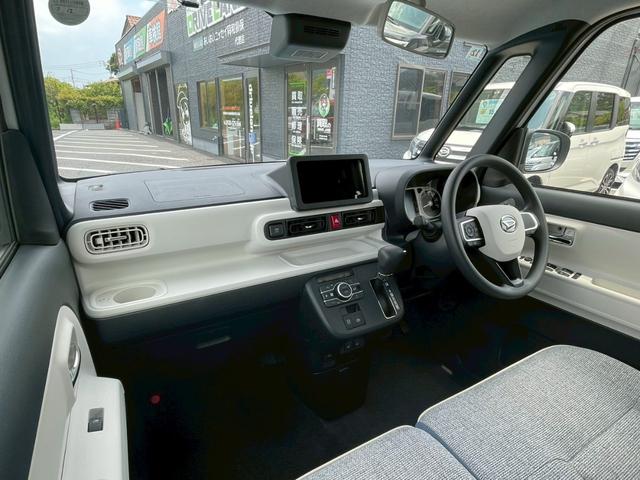ムーヴキャンバス ストライプスＧ　スマートアシスト　禁煙車両　オートクルーズコントロール　電動パーキングブレーキ　ＬＥＤヘッドランプ　両側電動オートスライドドア　ホッとカップホルダー　シートヒーター　衝突軽減ブレーキ　スマートキー（29枚目）