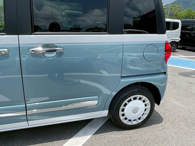 ムーヴキャンバス ストライプスＧ　スマートアシスト　禁煙車両　オートクルーズコントロール　電動パーキングブレーキ　ＬＥＤヘッドランプ　両側電動オートスライドドア　ホッとカップホルダー　シートヒーター　衝突軽減ブレーキ　スマートキー（43枚目）