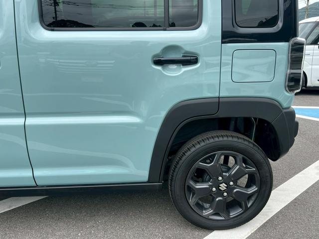 ハスラー タフワイルドターボ　禁煙車　スマートキー　レーダークルーズコントロール　レーンアシスト　衝突被害軽減システム　オートマチックハイビーム　シートヒーター　本革巻ステアリング　パドルシフト　１５インチ純正アルミホイール（21枚目）