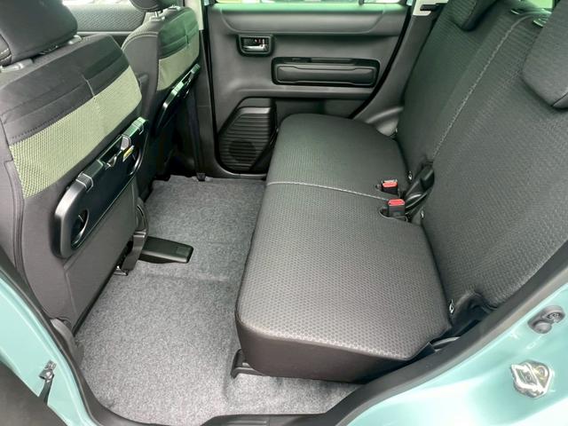 ハスラー タフワイルドターボ　禁煙車　スマートキー　レーダークルーズコントロール　レーンアシスト　衝突被害軽減システム　オートマチックハイビーム　シートヒーター　本革巻ステアリング　パドルシフト　１５インチ純正アルミホイール（36枚目）