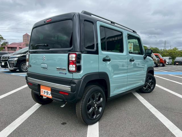 ハスラー タフワイルドターボ　禁煙車　スマートキー　レーダークルーズコントロール　レーンアシスト　衝突被害軽減システム　オートマチックハイビーム　シートヒーター　本革巻ステアリング　パドルシフト　１５インチ純正アルミホイール（38枚目）