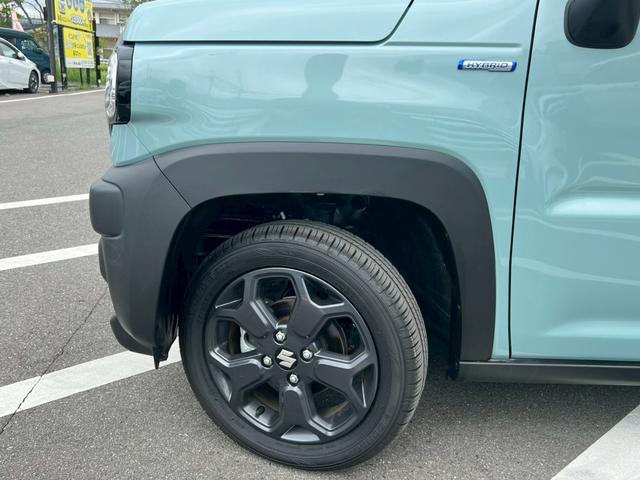ハスラー タフワイルドターボ　禁煙車　スマートキー　レーダークルーズコントロール　レーンアシスト　衝突被害軽減システム　オートマチックハイビーム　シートヒーター　本革巻ステアリング　パドルシフト　１５インチ純正アルミホイール（42枚目）