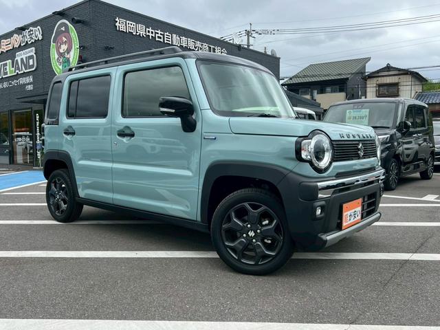ハスラー タフワイルドターボ　禁煙車　スマートキー　レーダークルーズコントロール　レーンアシスト　衝突被害軽減システム　オートマチックハイビーム　シートヒーター　本革巻ステアリング　パドルシフト　１５インチ純正アルミホイール（43枚目）