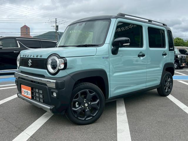 ハスラー タフワイルドターボ　禁煙車　スマートキー　レーダークルーズコントロール　レーンアシスト　衝突被害軽減システム　オートマチックハイビーム　シートヒーター　本革巻ステアリング　パドルシフト　１５インチ純正アルミホイール（48枚目）