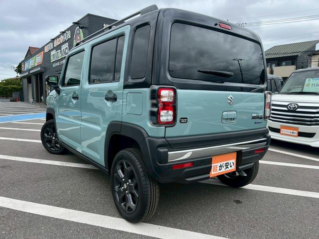 ハスラー タフワイルドターボ　禁煙車　スマートキー　レーダークルーズコントロール　レーンアシスト　衝突被害軽減システム　オートマチックハイビーム　シートヒーター　本革巻ステアリング　パドルシフト　１５インチ純正アルミホイール（56枚目）
