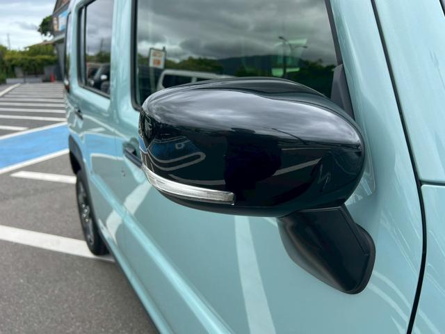 ハスラー タフワイルドターボ　禁煙車　スマートキー　レーダークルーズコントロール　レーンアシスト　衝突被害軽減システム　オートマチックハイビーム　シートヒーター　本革巻ステアリング　パドルシフト　１５インチ純正アルミホイール（65枚目）
