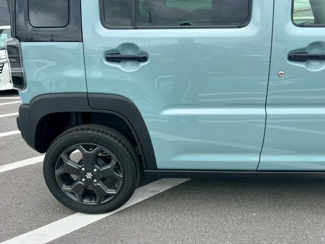 ハスラー タフワイルドターボ　禁煙車　スマートキー　レーダークルーズコントロール　レーンアシスト　衝突被害軽減システム　オートマチックハイビーム　シートヒーター　本革巻ステアリング　パドルシフト　１５インチ純正アルミホイール（66枚目）