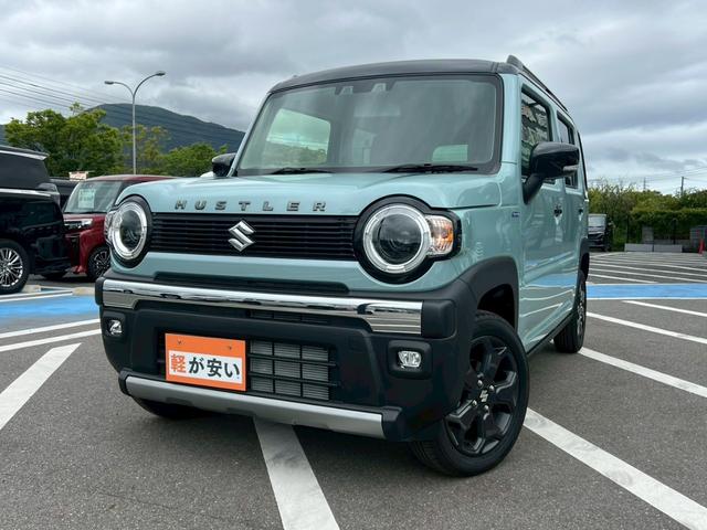 ハスラー タフワイルドターボ　禁煙車　スマートキー　レーダークルーズコントロール　レーンアシスト　衝突被害軽減システム　オートマチックハイビーム　シートヒーター　本革巻ステアリング　パドルシフト　１５インチ純正アルミホイール（77枚目）