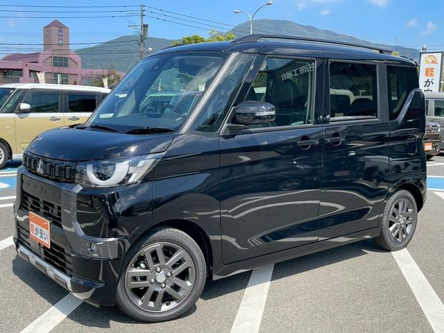 デリカミニ Ｇ　プレミアム　リミテッドエディション　衝突軽減ブレーキ　レーンアシスト　オートハイビーム　両側側電動スライドドア　ルーフレール　メーカー保証　オートＬＥＤライト　シートヒーター　バックカメラ　定期点検記録簿　禁煙（80枚目）