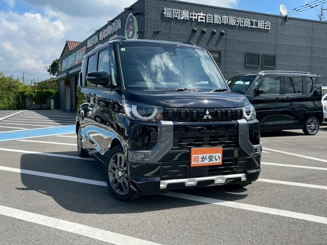 デリカミニ Ｔ　プレミアム　リミテッドエディション　衝突軽減ブレーキ　レーンアシスト　オートハイビーム　両側側電動スライドドア　ルーフレール　メーカー保証　オートＬＥＤライト　シートヒーター　バックカメラ　定期点検記録簿　禁煙（2枚目）
