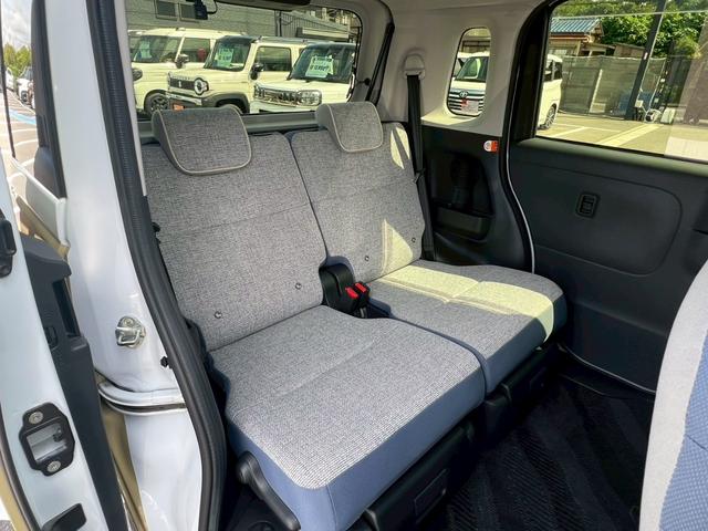 ムーヴキャンバス ストライプスＧターボ　全周囲カメラ　前後ドラレコ　ＥＴＣ　禁煙車　ワンオーナー　シートヒーター　ＬＥＤヘッドランプ　フロントフォグランプ　ベンチシート　フルフラットシート　両側電動スライドドア　ドアバイザー付　Ｄオーディオ（48枚目）