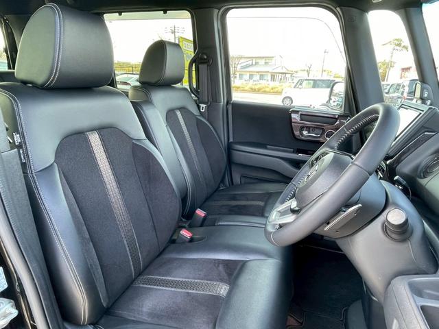 N-BOXカスタム G・Lターボホンダセンシング 禁煙車 両側電動スライドドア ETC フルセグナビ 障害物センサー レーダークルーズコントロール バックカメラ シートヒーター スマートキー 純正アルミ ベンチシート チップアップシート(18枚目)