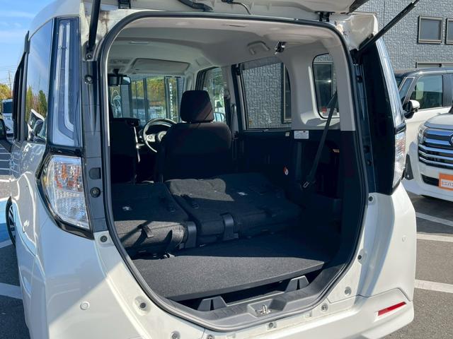 ルーミー カスタムＧ　禁煙　障害物センサー　ワンオーナー　両側電動スライドドア　バックカメラ　純正ナビ　フルセグＴＶ　ＥＴＣ　レーダークルーズコントロール　スマートキー　フラットシート　純正アルミホイール　ドアバイザー（34枚目）