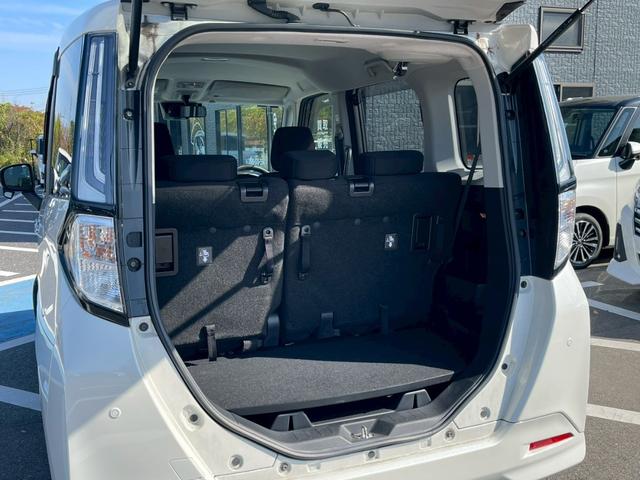 ルーミー カスタムＧ　禁煙　障害物センサー　ワンオーナー　両側電動スライドドア　バックカメラ　純正ナビ　フルセグＴＶ　ＥＴＣ　レーダークルーズコントロール　スマートキー　フラットシート　純正アルミホイール　ドアバイザー（35枚目）