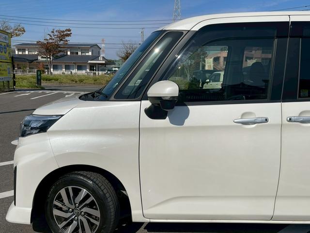 ルーミー カスタムＧ　禁煙　障害物センサー　ワンオーナー　両側電動スライドドア　バックカメラ　純正ナビ　フルセグＴＶ　ＥＴＣ　レーダークルーズコントロール　スマートキー　フラットシート　純正アルミホイール　ドアバイザー（44枚目）