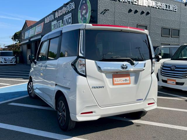 ルーミー カスタムＧ　禁煙　障害物センサー　ワンオーナー　両側電動スライドドア　バックカメラ　純正ナビ　フルセグＴＶ　ＥＴＣ　レーダークルーズコントロール　スマートキー　フラットシート　純正アルミホイール　ドアバイザー（45枚目）