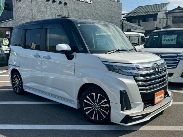 ルーミー カスタムG-T スマートアシスト ディスプレイオーディオ ETC2.0 前後ドラレコ 純正15インチアルミホイール 両側電動スライドドア GRエアロ バックカメラ LEDヘッドランプ フロントフォグランプ(2枚目)