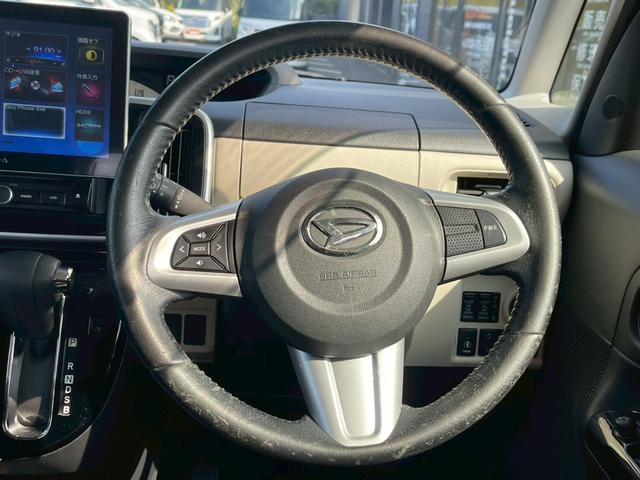 ムーヴキャンバス Ｘブラックインテリアリミテッド　ＳＡＩＩＩ　全周囲カメラ　ワンオーナー　禁煙車　両側電動スライドドア　フルセグＴＶ　レーンアシスト　１０インチＤオーディオ　スマートキー　ベンチシート　純正１４インチアルミホイール　フロントフォグランプ（10枚目）