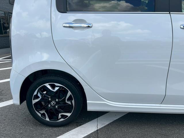 Ｎ－ＷＧＮカスタム Ｌ・ターボホンダセンシング　バックカメラ　純正ナビ　禁煙車　シートヒーター　レーダークルーズコントロール　障害物センサー　レーンアシスト　横滑り防止　スマートキー　フォグランプ　純正１５インチアルミホイール　定期点検記録簿（18枚目）