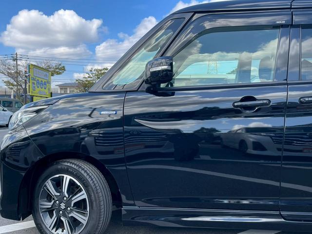 ソリオバンディット ハイブリッドMV アイドリングストップ ETC ナビ LEDヘッドランプ 純正アルミホイール 両側スライドドア 全周囲カメラ シートヒーター アダプティブクルーズコントロール 禁煙車 パドルシフト フォグランプ(46枚目)