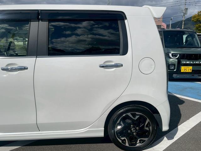 Ｎ－ＷＧＮカスタム Ｌ・ターボホンダセンシング　禁煙車　パドルシフト　レーダークルーズコントロール　障害物センサー　レーンアシスト　ドラレコ　ＥＴＣ　フルセグＴＶ　スマートキー　ＬＥＤヘッドランプ　フロントフォグランプ　純正アルミ（38枚目）