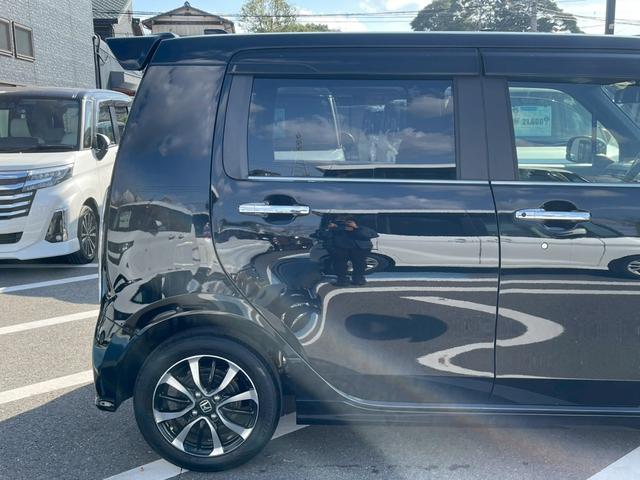 N-WGNカスタム Gホンダセンシング 禁煙車 アダプティブクルーズコントロール 障害物センサー フルフラットシート ベンチシート バイザー付 スマートキー LEDヘッドランプ 定期点検記録簿 盗難防止装置 純正アルミホイール14インチ(28枚目)