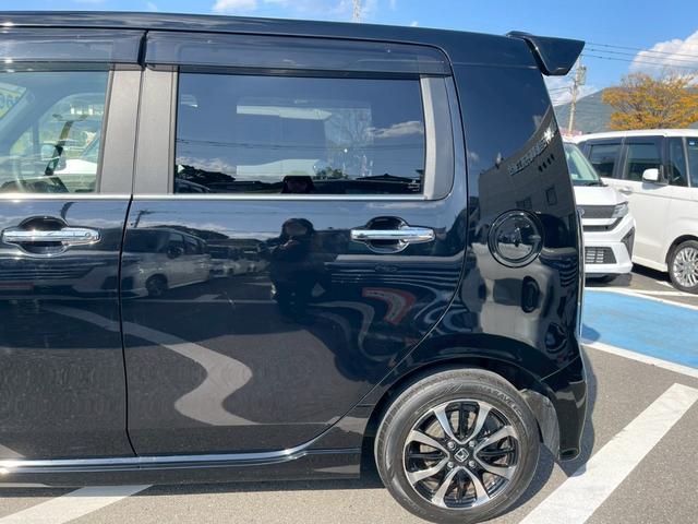 N-WGNカスタム Gホンダセンシング 禁煙車 アダプティブクルーズコントロール 障害物センサー フルフラットシート ベンチシート バイザー付 スマートキー LEDヘッドランプ 定期点検記録簿 盗難防止装置 純正アルミホイール14インチ(37枚目)