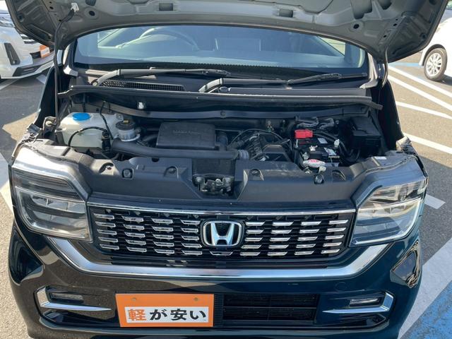 N-WGNカスタム Gホンダセンシング 禁煙車 アダプティブクルーズコントロール 障害物センサー フルフラットシート ベンチシート バイザー付 スマートキー LEDヘッドランプ 定期点検記録簿 盗難防止装置 純正アルミホイール14インチ(66枚目)
