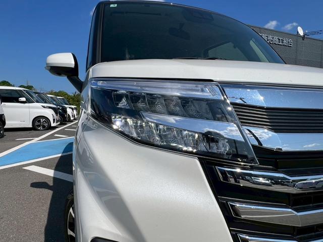 ルーミー カスタムG-T 全周囲カメラ シートヒーター 9インチDオーディオ フルセグTV LEDヘッドランプ フロントフォグランプ ブレーキホールド 電動パーキング 両側電動スライドドア 純正15インチアルミホイール(15枚目)