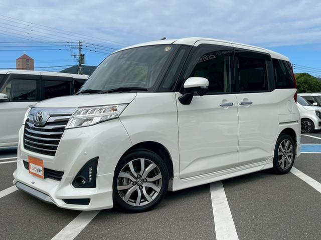 ルーミー カスタムG-T 禁煙 スマートアシスト 両側電動スライドドア モデリスタエアロ レーンアシスト オートハイビーム 踏み間違い防止 クリアランスソナー ETC レーダークルーズ ディスプレイオーディオ(59枚目)