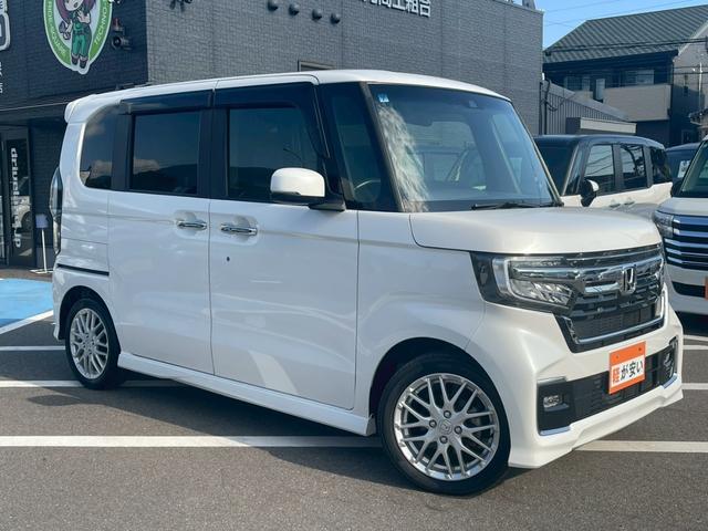 Ｎ－ＢＯＸカスタム Ｌターボ　両側電動スライドドア　アダプティブクルーズコントロール　バックカメラ　オートライト　シートヒーター　アルミホイール　チップアップシート　ＬＥＤヘッドライト　定期点検記録簿　禁煙車　フォグランプ（10枚目）