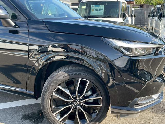 ヴェゼル e:HEV Z 禁煙 純正ナビ フルセグTV バックカメラ 純正前後ドラレコ 障害物センサー パワーバックドア レーダークルーズ ステアリングヒーター ETC2.0 シートヒーター BSM(61枚目)