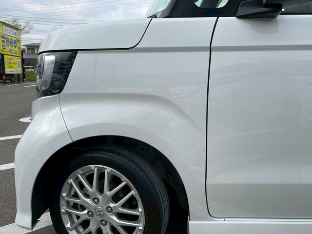 Ｎ－ＢＯＸカスタム Ｌターボ　禁煙　純正ナビ　両側パワースライド　レーダークルーズコントロール　バックカメラ　フルセグＴＶ　前後ドラレコ　ＥＴＣ　サンシェード　パドルシフト　スマートキー　フラットシート　純正アルミホイール（9枚目）