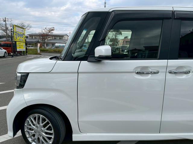 Ｎ－ＢＯＸカスタム Ｌターボ　禁煙　純正ナビ　両側パワースライド　レーダークルーズコントロール　バックカメラ　フルセグＴＶ　前後ドラレコ　ＥＴＣ　サンシェード　パドルシフト　スマートキー　フラットシート　純正アルミホイール（13枚目）