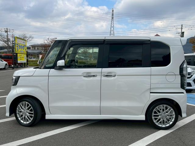 Ｎ－ＢＯＸカスタム Ｌターボ　禁煙　純正ナビ　両側パワースライド　レーダークルーズコントロール　バックカメラ　フルセグＴＶ　前後ドラレコ　ＥＴＣ　サンシェード　パドルシフト　スマートキー　フラットシート　純正アルミホイール（29枚目）