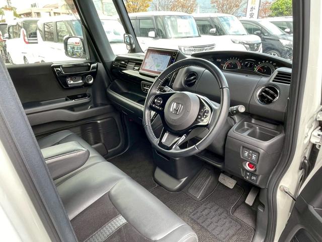 Ｎ－ＢＯＸカスタム Ｌターボ　禁煙　純正ナビ　両側パワースライド　レーダークルーズコントロール　バックカメラ　フルセグＴＶ　前後ドラレコ　ＥＴＣ　サンシェード　パドルシフト　スマートキー　フラットシート　純正アルミホイール（37枚目）