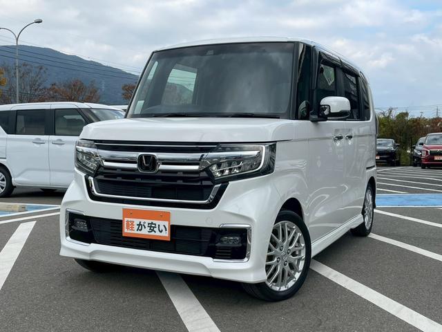 Ｎ－ＢＯＸカスタム Ｌターボ　禁煙　純正ナビ　両側パワースライド　レーダークルーズコントロール　バックカメラ　フルセグＴＶ　前後ドラレコ　ＥＴＣ　サンシェード　パドルシフト　スマートキー　フラットシート　純正アルミホイール（39枚目）