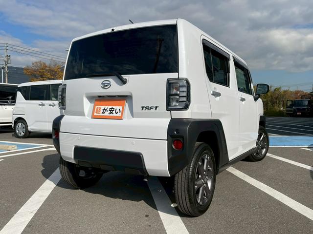 タフト 　禁煙車　障害物センサー　フルセグＴＶ　純正９インチＤオーディオ　全周囲カメラ　レーダークルーズコントロール　シートヒーター　ドラレコ　ＥＴＣ　ＬＥＤヘッドランプ　純正１５インチアルミホイール（15枚目）