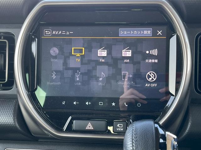 ハスラー JスタイルII 禁煙車 全周囲カメラ 障害物センサー レーダークルーズコントロール シートヒーター 純正ナビ フルセグTV ETC スマートキー フラットシート LEDヘッドランプ フロントフォグランプ 純正アルミ(5枚目)