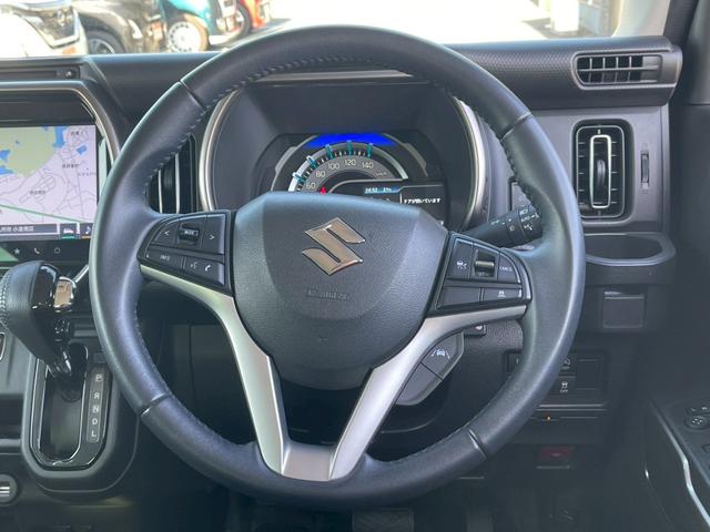 ハスラー JスタイルII 禁煙車 全周囲カメラ 障害物センサー レーダークルーズコントロール シートヒーター 純正ナビ フルセグTV ETC スマートキー フラットシート LEDヘッドランプ フロントフォグランプ 純正アルミ(23枚目)