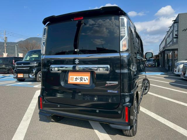 スペーシアカスタム ハイブリッドＸＳ　禁煙車　ワンオーナー　両側パワースライド　障害物センサー　全周囲カメラ　シートヒーター　ドラレコ　フルセグＴＶ　スマートキー　フルフラットシート　ベンチシート　助手席シートアンダーボックス　バイザー（3枚目）