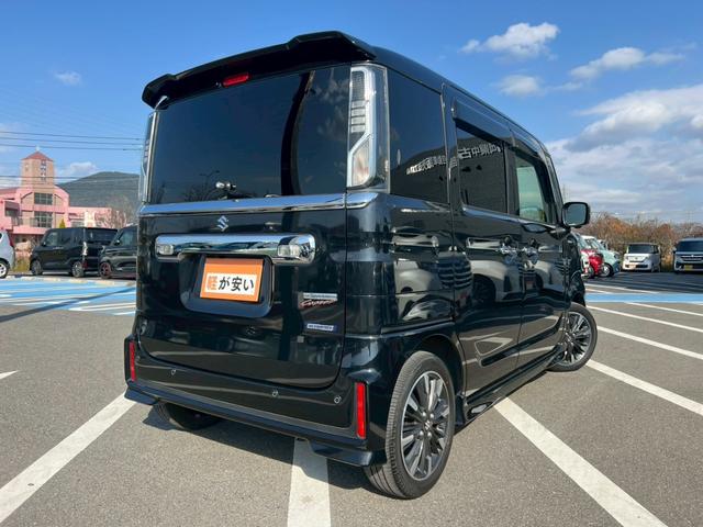 スペーシアカスタム ハイブリッドＸＳ　禁煙車　ワンオーナー　両側パワースライド　障害物センサー　全周囲カメラ　シートヒーター　ドラレコ　フルセグＴＶ　スマートキー　フルフラットシート　ベンチシート　助手席シートアンダーボックス　バイザー（10枚目）