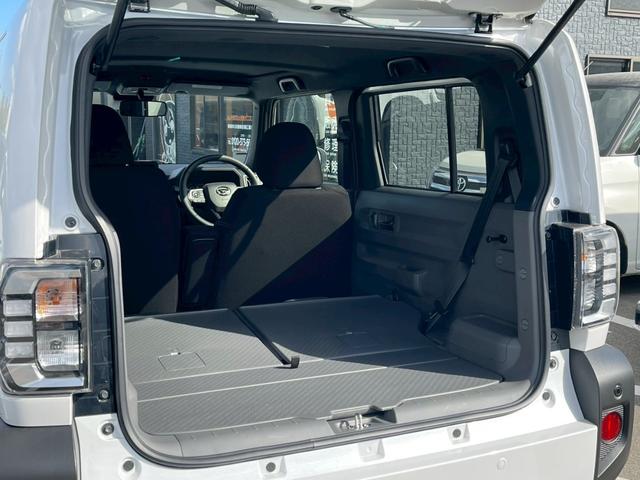 タフト G クロムベンチャー 禁煙車 障害物センサー バックカメラ レーダークルーズコントロール シートヒーター スマートキー フルフラットシート サンルーフ LEDヘッドランプ フロントフォグランプ 純正アルミ ルーフレール(41枚目)