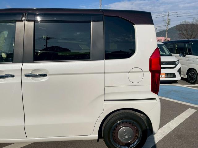 Ｎ－ＢＯＸ Ｌ　コーディネートスタイル　禁煙車　両側電動スライドドア　前後ドラレコ　バックカメラ　フルフラットシート　障害物センサー　ＥＴＣ　メモリーナビ　ｂｌｕｅｔｏｏｔｈ接続　ベンチシート　バイザー付　純正フロアマット　フルセグＴＶ（48枚目）