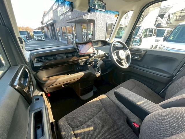 Ｎ－ＢＯＸ Ｌ　コーディネートスタイル　禁煙車　両側電動スライドドア　前後ドラレコ　バックカメラ　フルフラットシート　障害物センサー　ＥＴＣ　メモリーナビ　ｂｌｕｅｔｏｏｔｈ接続　ベンチシート　バイザー付　純正フロアマット　フルセグＴＶ（58枚目）