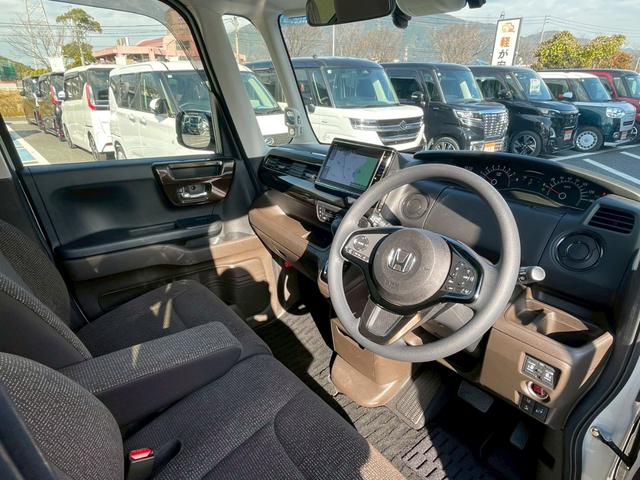Ｎ－ＢＯＸ Ｌ　コーディネートスタイル　禁煙車　両側電動スライドドア　前後ドラレコ　バックカメラ　フルフラットシート　障害物センサー　ＥＴＣ　メモリーナビ　ｂｌｕｅｔｏｏｔｈ接続　ベンチシート　バイザー付　純正フロアマット　フルセグＴＶ（73枚目）